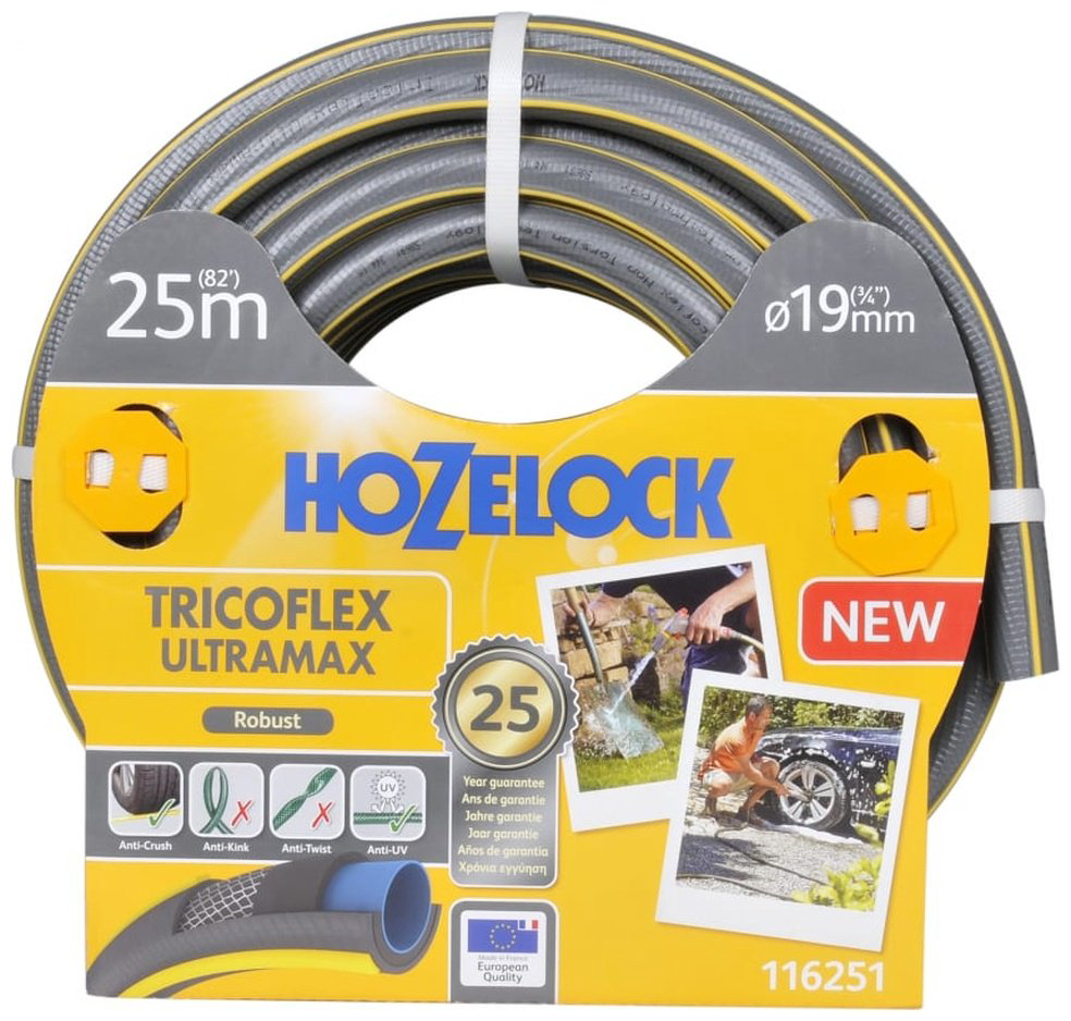 Шланг для полива HOZELOCK 25 м, 19 мм купить,42990