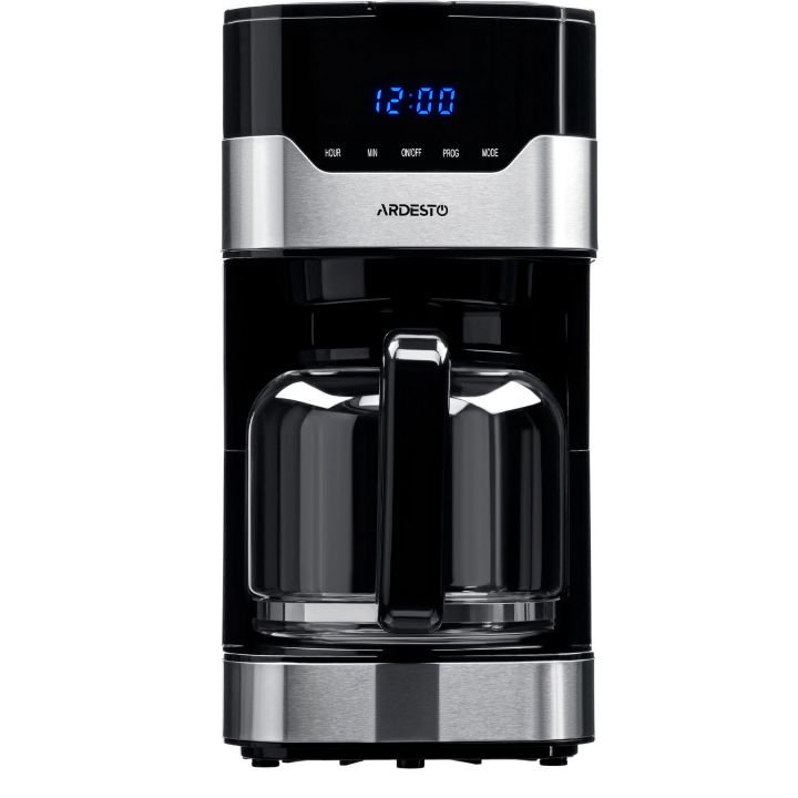 Кофеварка Ardesto FCM-D3100 черно-серебристая купить,0