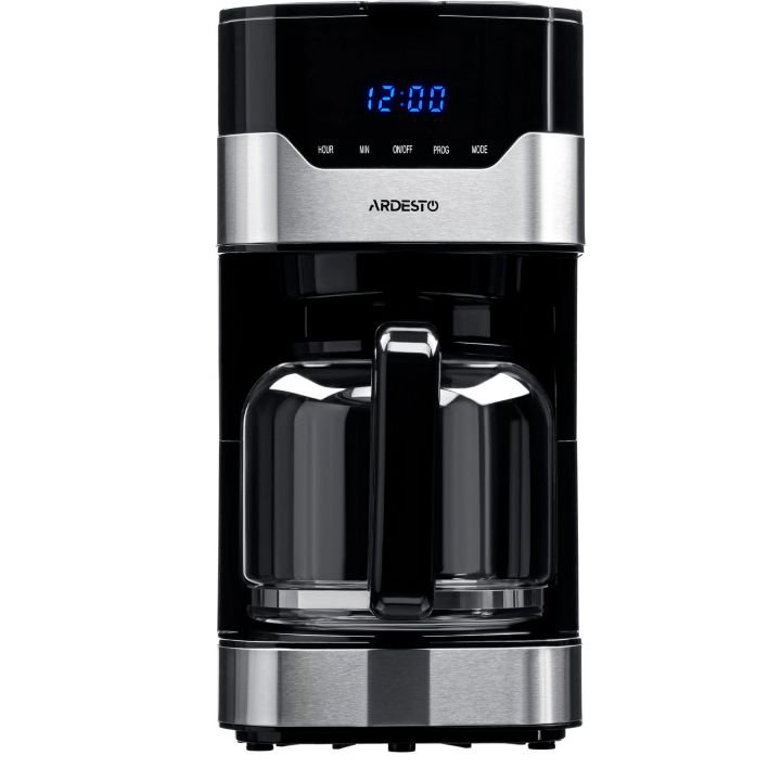 Кофеварка Ardesto FCM-D3100 черно-серебристая
