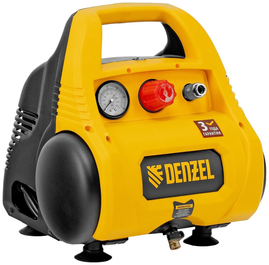 Компрессор безмасляный DENZEL 58057, 8 бар купить,101080