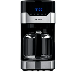 Кофеварка Ardesto FCM-D3100 черно-серебристая