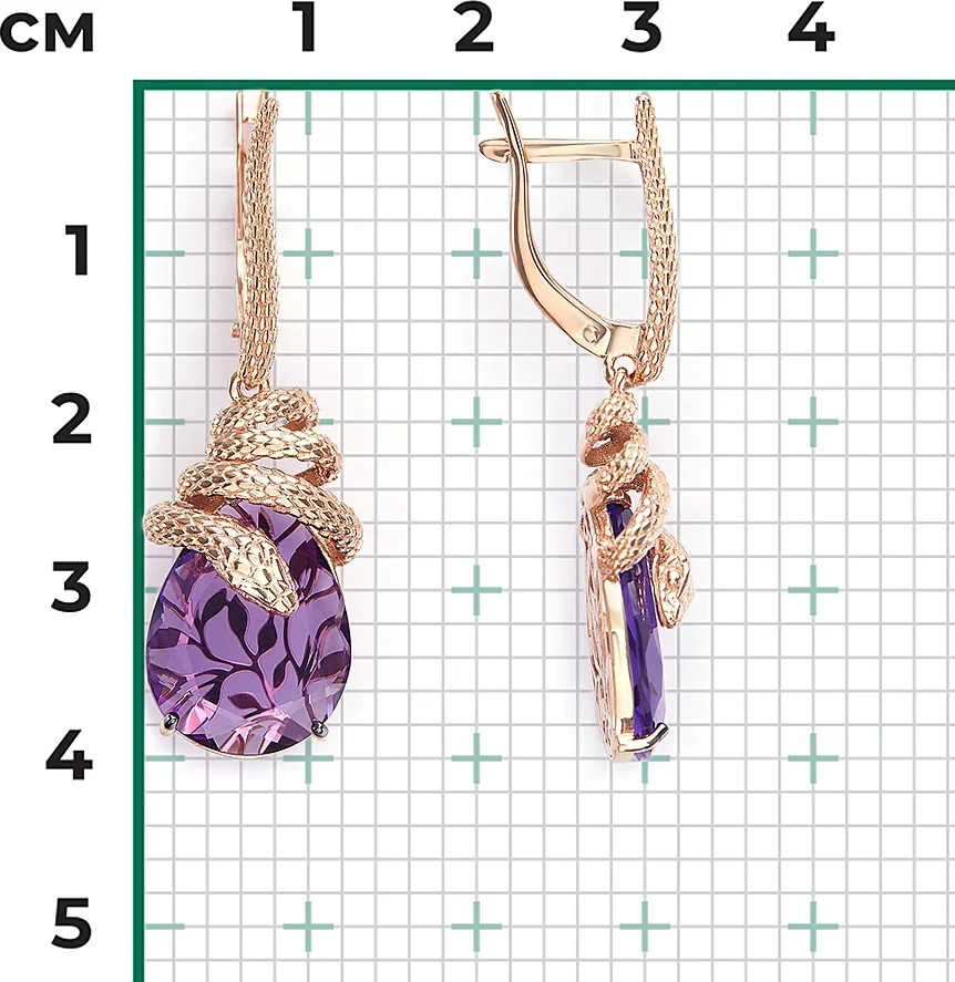 Серьги Platina 02-5289-00-203-1110 купить,NaN