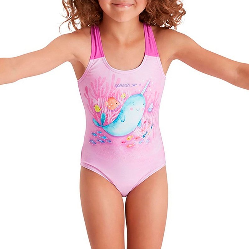 Слитный купальник Speedo розовый купить,NaN