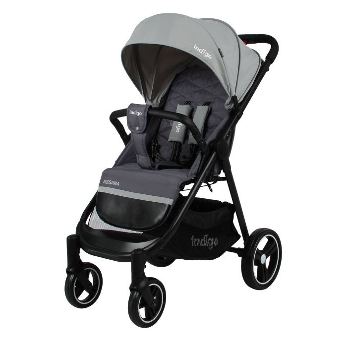 Коляска прогулочная Indigo Assana Grey купить,NaN