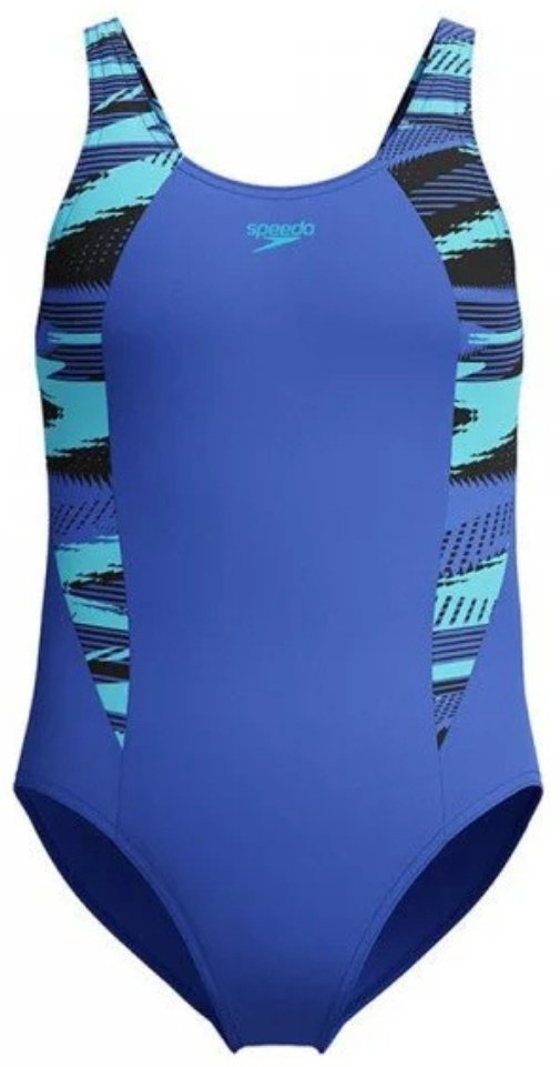 Слитный купальник Speedo синий, голубой