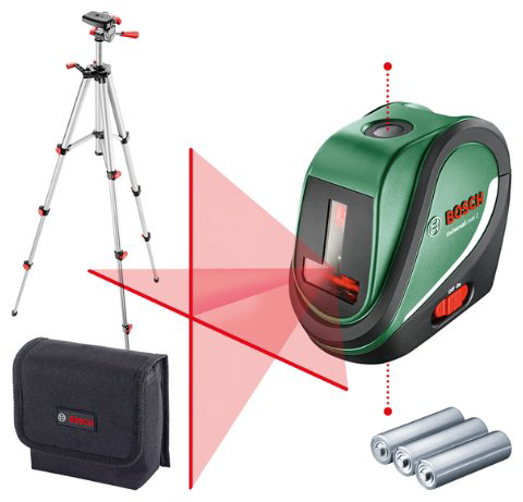 Лазерный уровень Bosch линейный UniversalLevel 2 Set 0603663801 купить,NaN