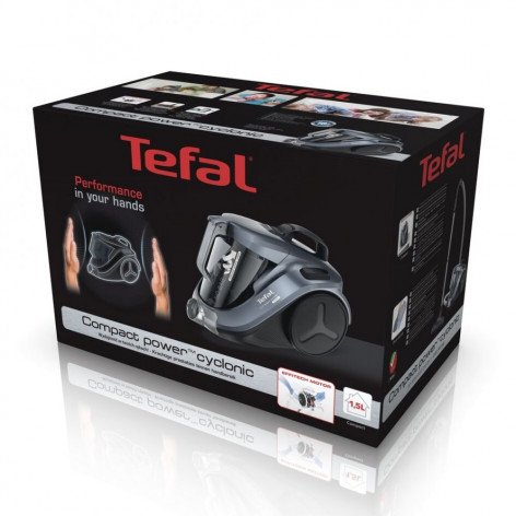 Пылесос Tefal TW3796EA Compact Power серый
