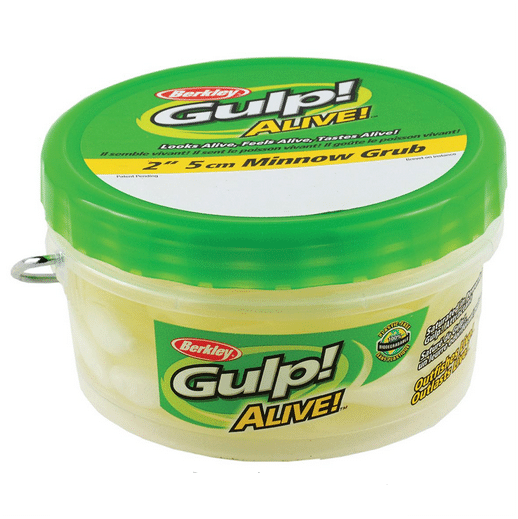 Мягкая приманка Berkley Gulp Alive Minnow Grub  3" 80 мм Chartreuse купить,NaN