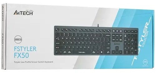 Клавиатура A4Tech Fstyler FX50 Grey купить,13830