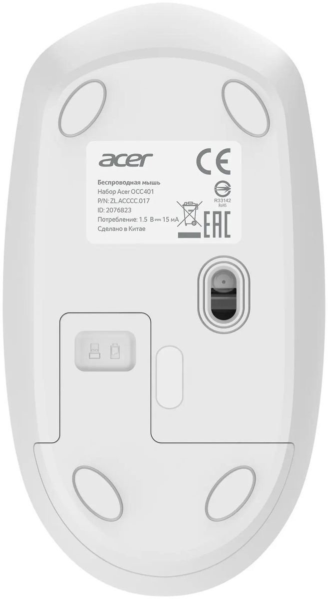 Клавиатура Acer OCC401 / ZL.ACCCC.017 белый купить,9690