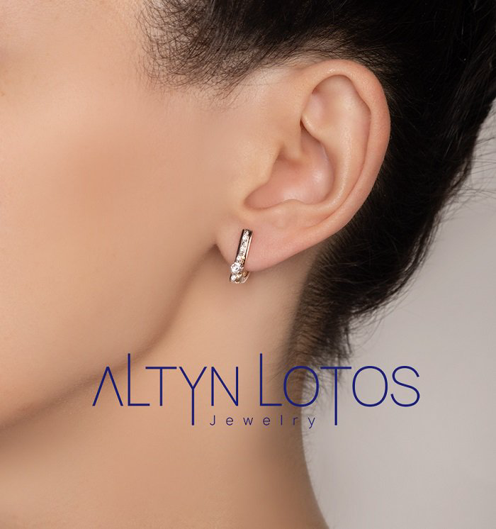 Серьги Кристалл NL649 2,52гр. купить,171360