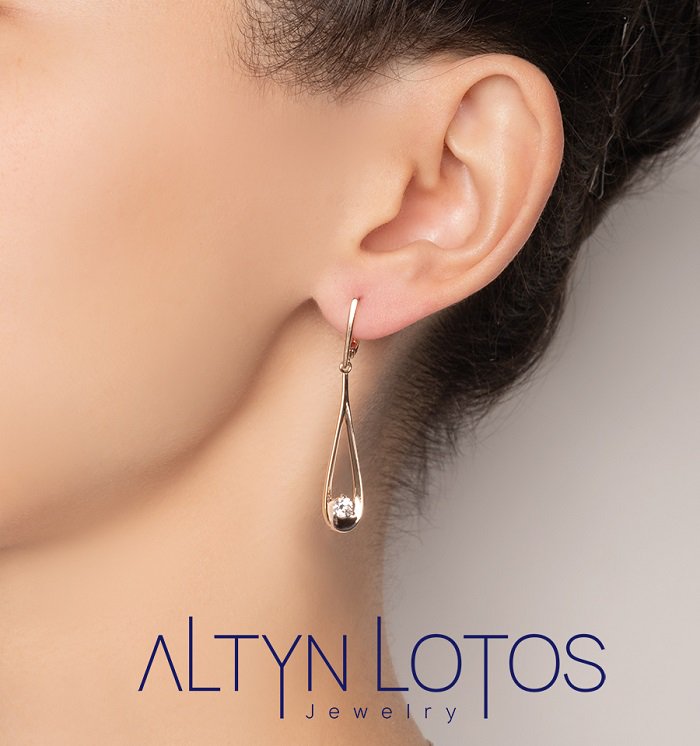 Серьги Кристалл NL735 3,9гр. купить,NaN