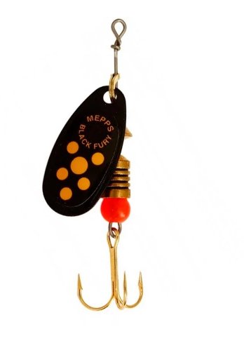 Блесна Mepps Comet Black Fury №2 4,5гр Black/Black/Yellow dots купить,NaN