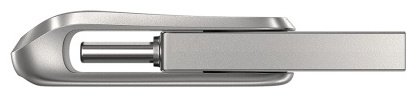 USB Flash карта SanDisk Ultra Dual Drive Luxe SDDDC4-128G-G46 128 Гб серебристый купить,NaN