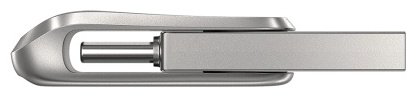 USB Flash карта SanDisk Ultra Dual Drive Luxe SDDDC4-128G-G46 128 Гб серебристый купить,NaN