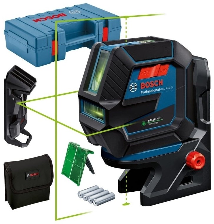 Лазерный уровень Bosch комбинированный GCL 2-50 G 0601066M02 купить,144900