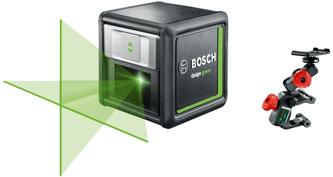 Лазерный уровень Bosch линейный Quigo Green + MM2 0603663C00 купить,NaN