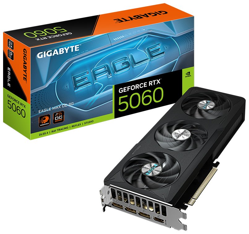 Видеокарта GIGABYTE GV-N5060EAGLEMAX OC-8GD 8 Гб купить,NaN