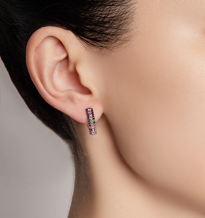 Серьги Кристалл NC985-1 2,93гр. купить,NaN