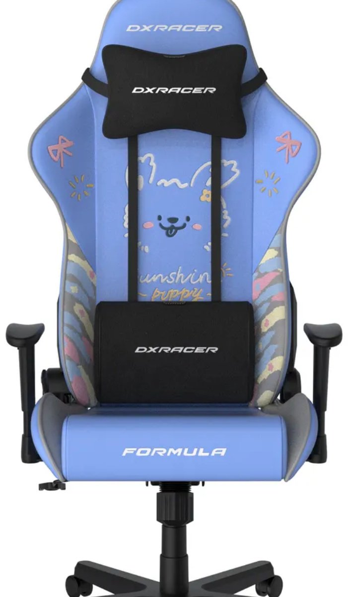 Игровое кресло DXRacer Formula GC/LFD23LTC/PUPPY, голубой купить,NaN