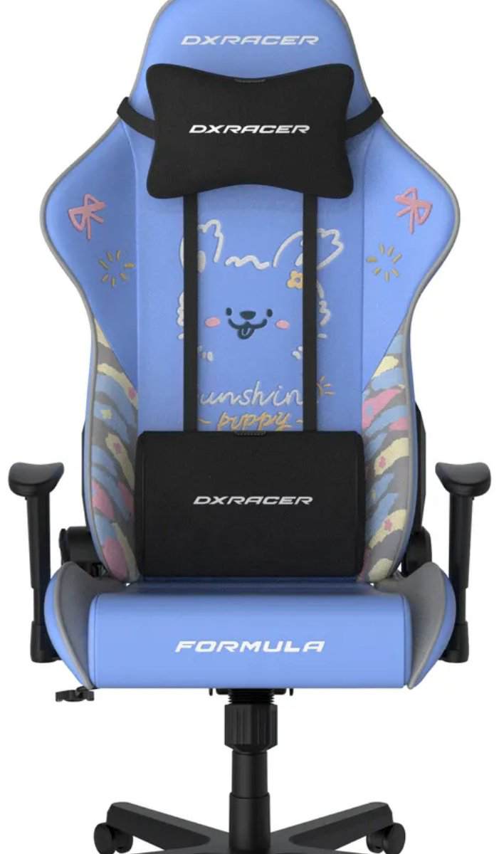 Игровое кресло DXRacer Formula GC/LFD23LTC/PUPPY, голубой купить,NaN