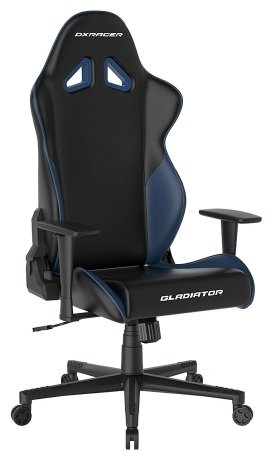 Игровое кресло DXRacer DXRACER GC/GN23, черный, синий купить,NaN
