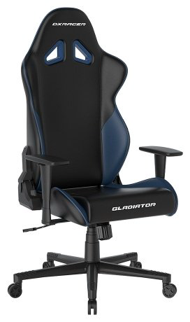 Игровое кресло DXRacer DXRACER GC/GN23, черный, синий купить,NaN