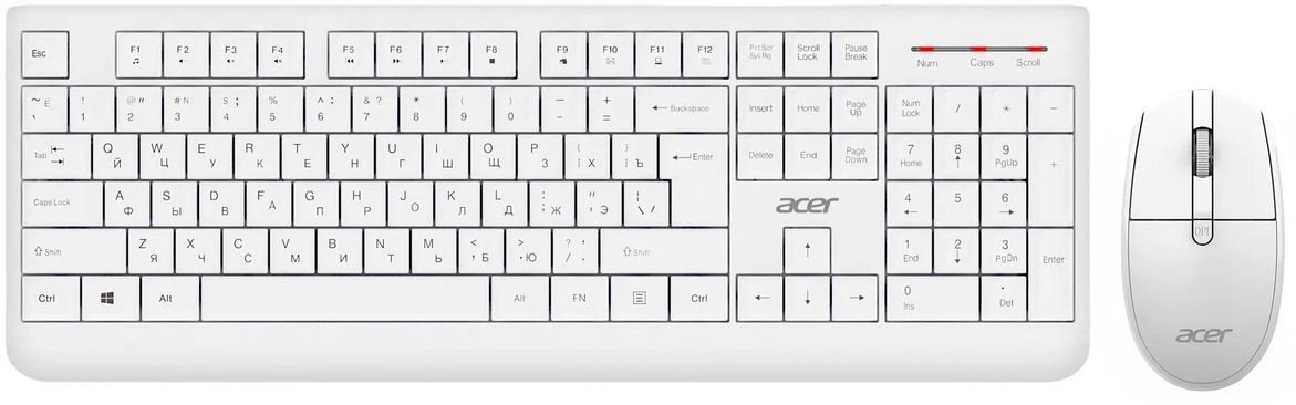 Клавиатура Acer OCC401 / ZL.ACCCC.017 белый купить,9690