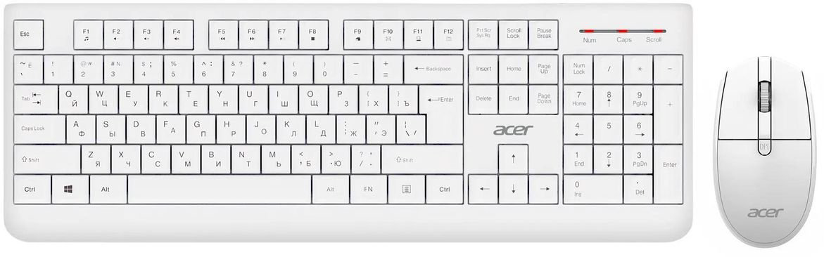 Клавиатура Acer OCC401 / ZL.ACCCC.017 белый купить,9690