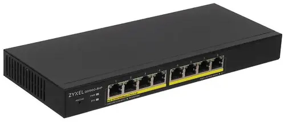 Коммутатор ZyXEL GS1900-8HP-EU0103F купить,NaN