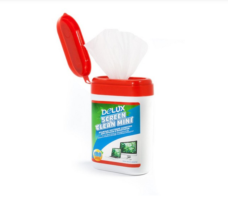 Чистящие салфетки Delux Screen Clean Mini 100шт