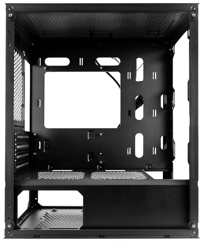 Корпус 1STPLAYER X4-M-BK-2F7-14-1F7 черный