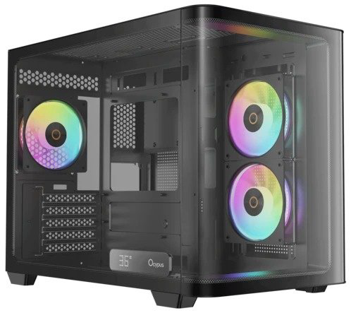 Корпус Ocypus Iota C50 Curve ARGB Black, Iota-C50-BKD300CD-GL черный купить,NaN