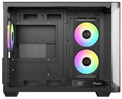 Корпус Ocypus Iota C50 Curve ARGB Black, Iota-C50-BKD300CD-GL черный купить,NaN