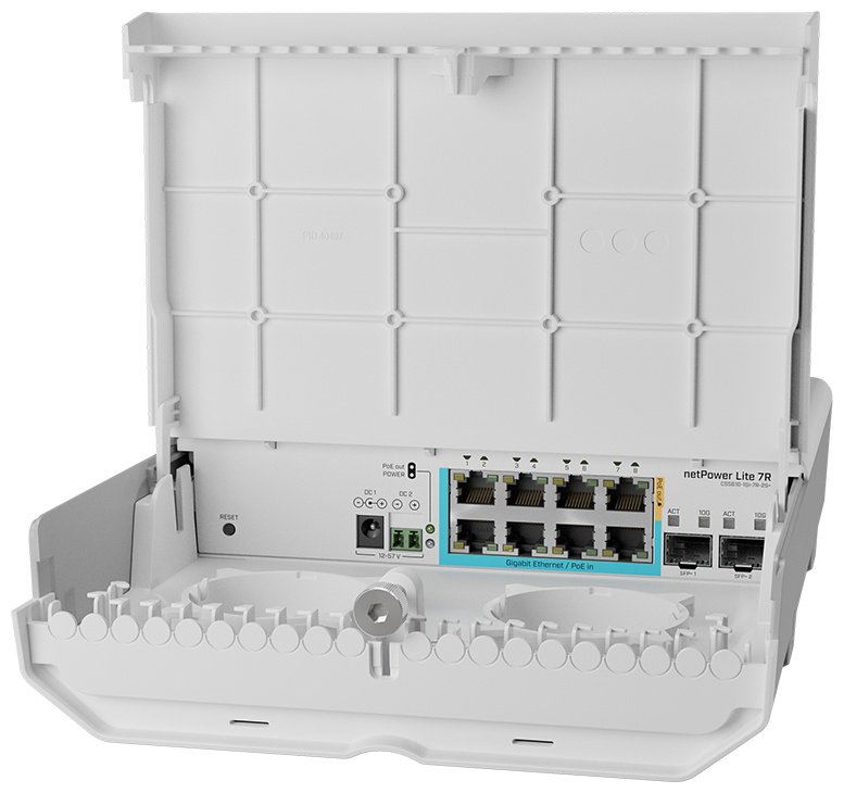 Коммутатор MikroTik CSS610-1GI-7R-2S+OUT купить,84418