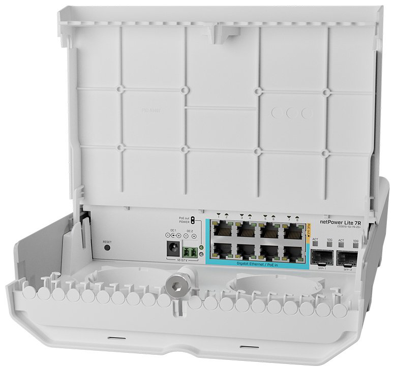 Коммутатор MikroTik CSS610-1GI-7R-2S+OUT купить,84418
