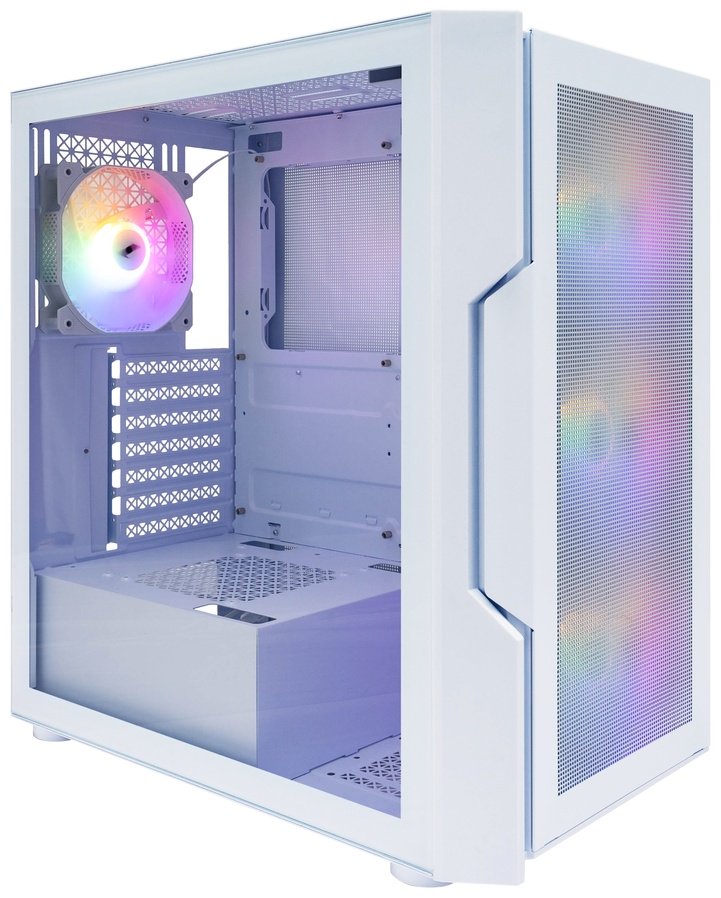 Корпус 1STPLAYER T7-P-WH-4F7-W белый