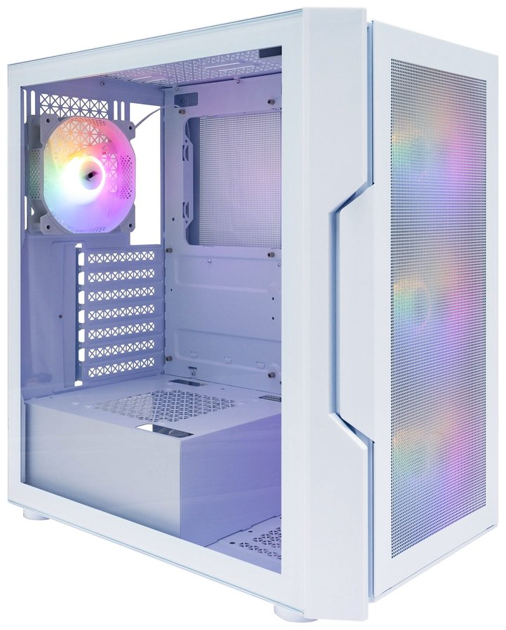 Корпус 1STPLAYER T7-P-WH-4F7-W белый купить,27913