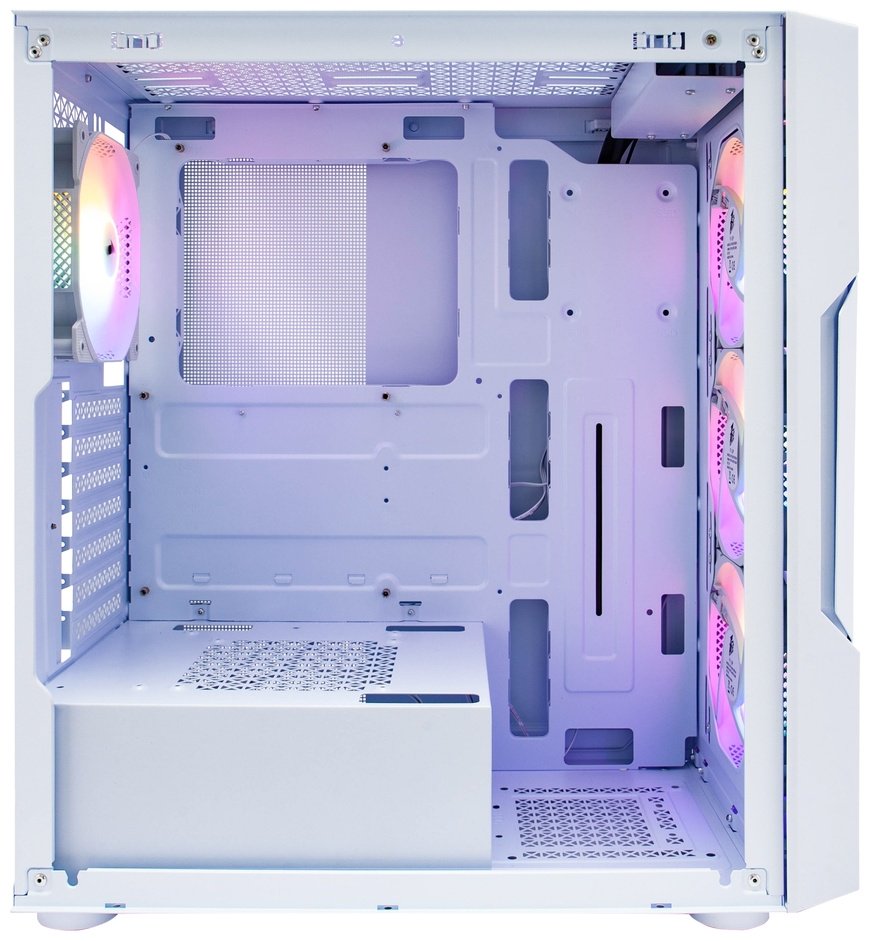 Корпус 1STPLAYER T7-P-WH-4F7-W белый