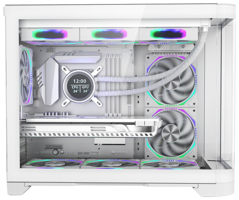 Корпус 1STPLAYER UV6 White белый купить,NaN