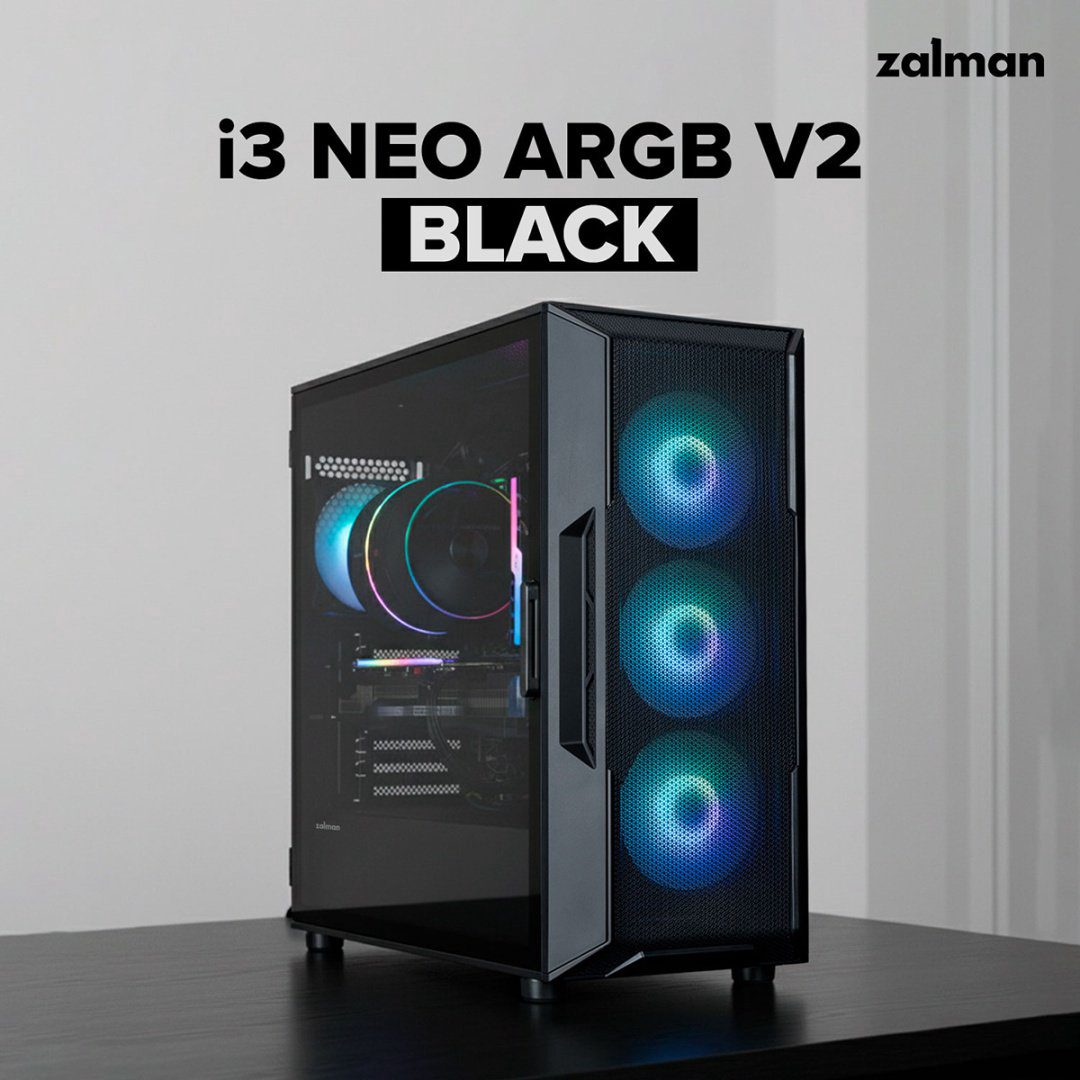 Корпус Zalman I3 Neo ARGB V2 черный купить,NaN