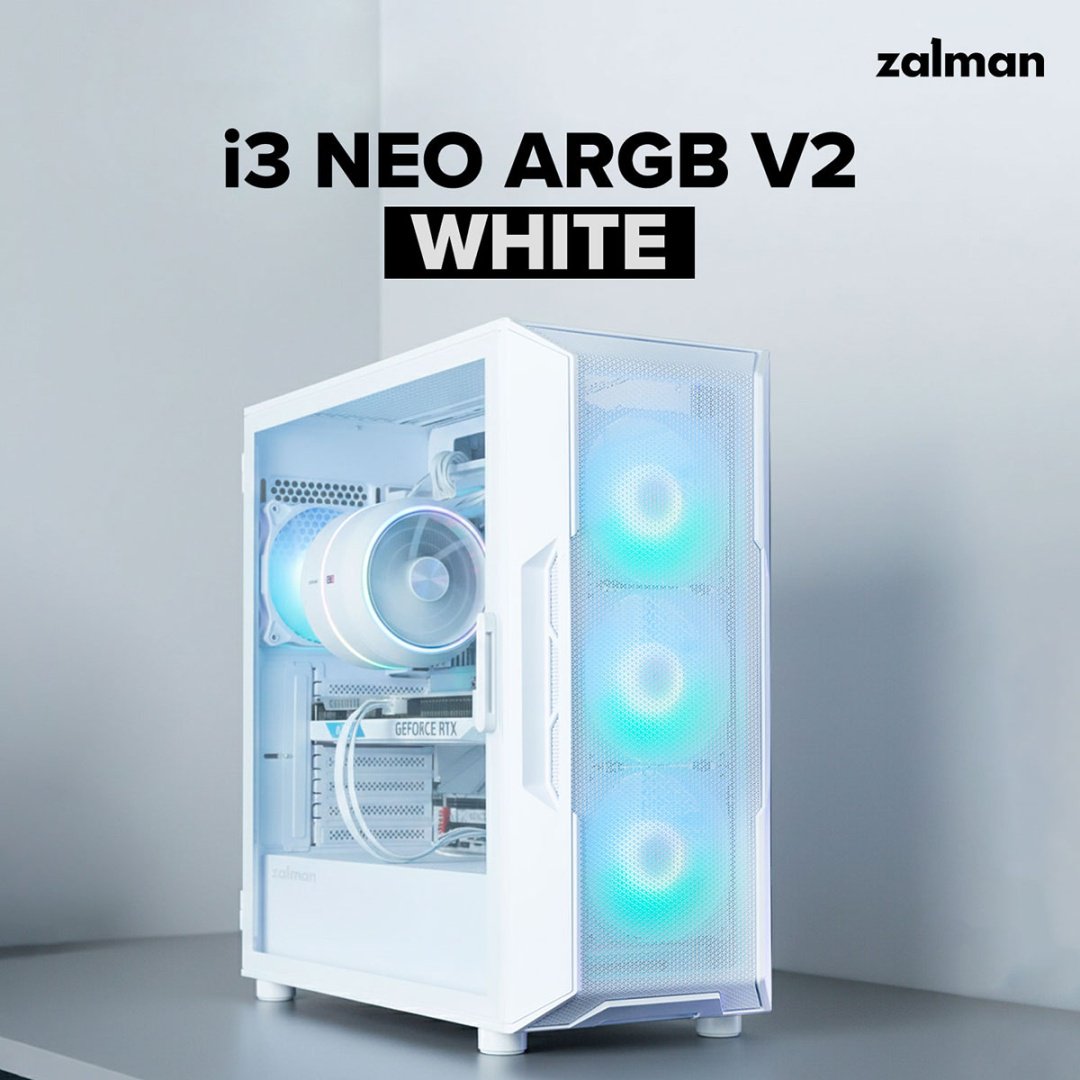 Корпус Zalman I3 Neo ARGB V2 белый - ForteMarket Корпус Zalman I3 Neo ARGB V2 белый купить,50841