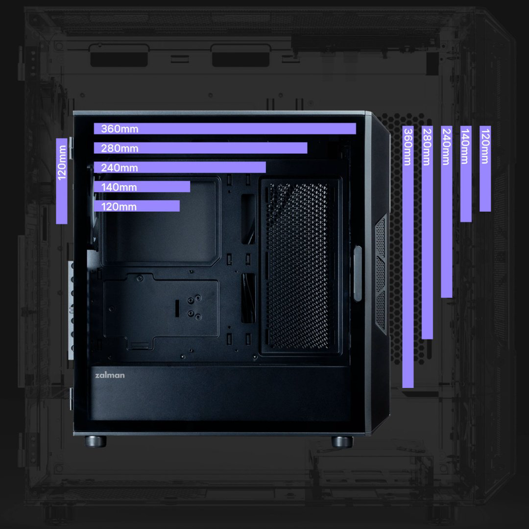 Корпус Zalman I3 Neo ARGB V2 черный купить,NaN