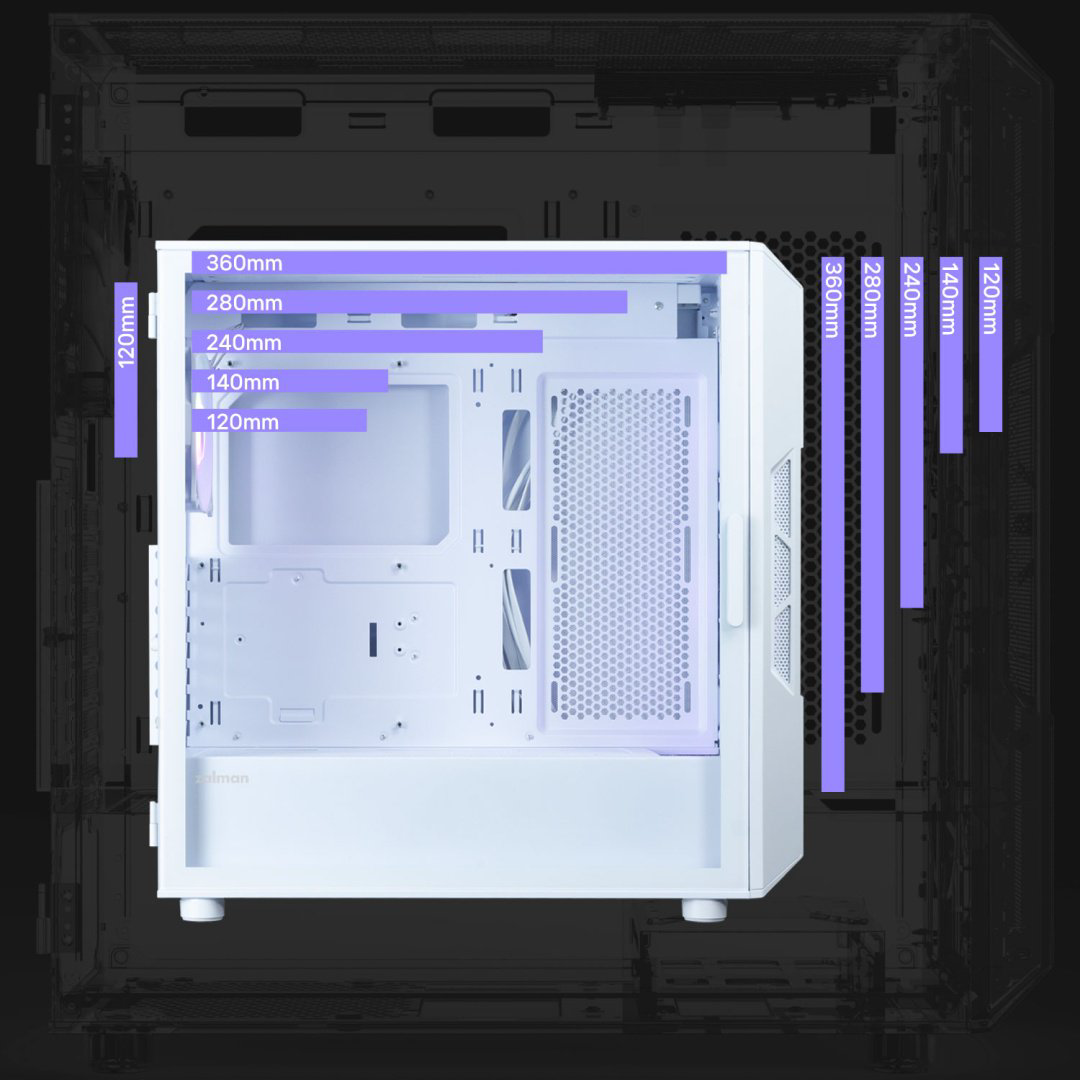 Корпус Zalman I3 Neo ARGB V2 белый - ForteMarket Корпус Zalman I3 Neo ARGB V2 белый купить,50841