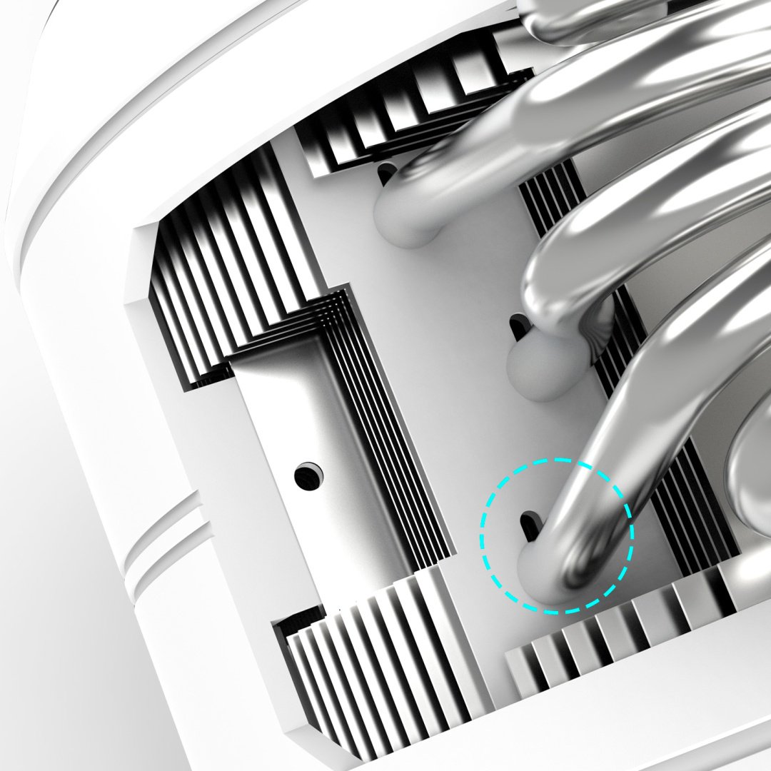 Кулер Zalman ZET5 WHITE ARGB белый купить,NaN