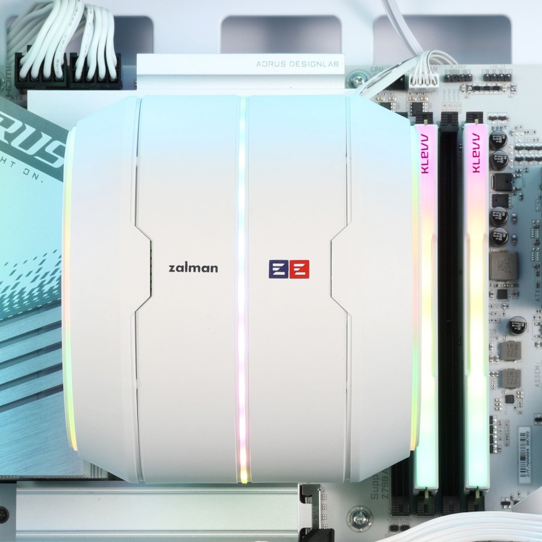 Кулер Zalman ZET5 WHITE ARGB белый купить,NaN
