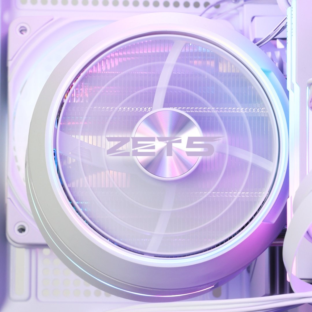 Кулер Zalman ZET5 WHITE ARGB белый купить,NaN