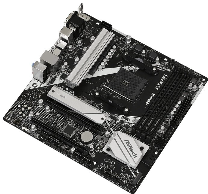 Материнская плата ASRock A520M PRO4 купить,NaN