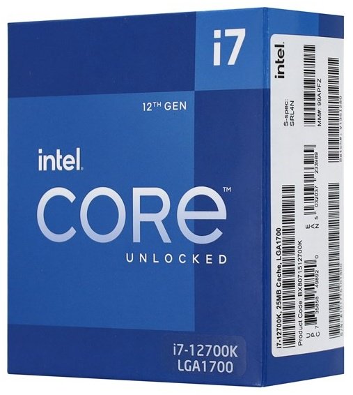 Процессор Intel Core i7-12700K BOX купить,NaN