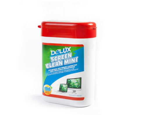 Чистящие салфетки Delux Screen Clean Mini 100шт